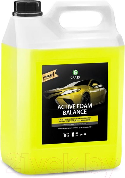 Изображение товара Автошампунь Grass Active Foam Balance / 110514 (5кг)