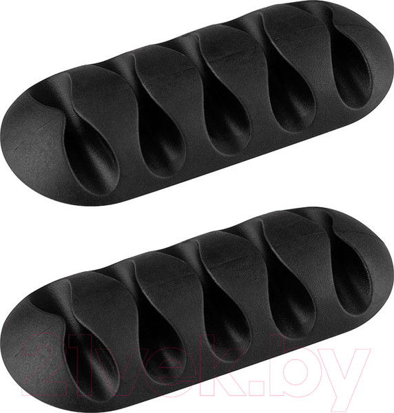 Изображение товара Набор держателей для проводов Park 103761 (2шт, черный)