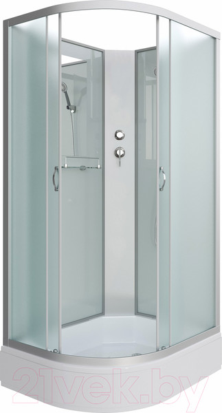 Изображение товара Душевая кабина Niagara NG-33084-14RBK 100x80 (матовое стекло)