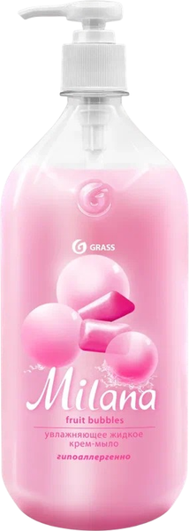 Изображение товара Мыло жидкое Grass Milana Fruit Bubbles / 125312 (1л)