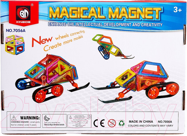Изображение товара Конструктор магнитный Xinbida Магический магнит / 2336529