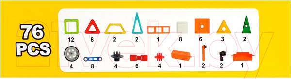 Изображение товара Конструктор магнитный Xinbida Магический магнит / 3550058