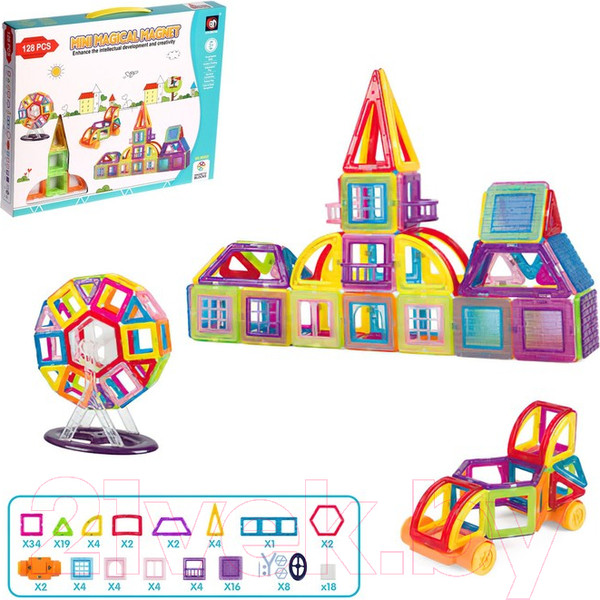 Изображение товара Конструктор магнитный Xinbida Мини магический магнит / 7530187