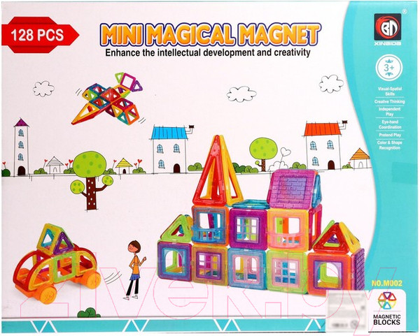 Изображение товара Конструктор магнитный Xinbida Мини магический магнит / 7530187