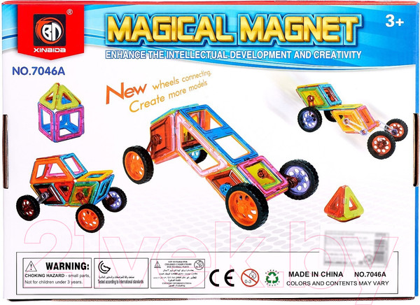 Изображение товара Конструктор магнитный Xinbida Магический магнит / 2336530