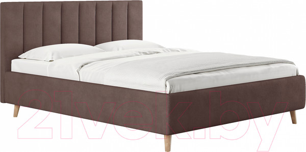 Изображение товара Каркас кровати Сонум Alma 160x200 (замша какао)