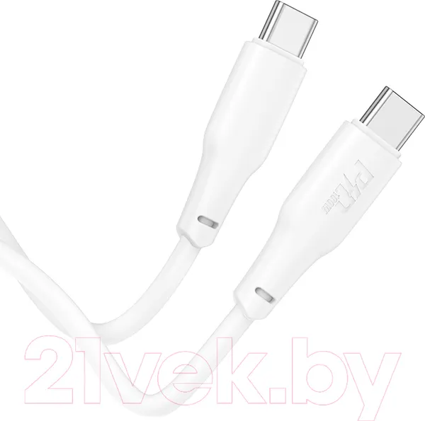 Изображение товара Зарядный кабель Hoco X93 Type-C to Type-C 100W (2м, белый)