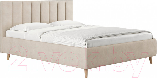 Изображение товара Каркас кровати Сонум Alma 160x200 (замша кремовый)