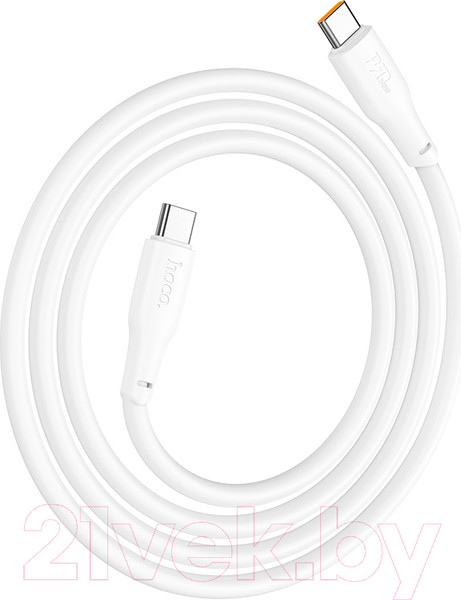 Изображение товара Кабель Hoco X93 Type-C to Type-C 240W (1м, белый)