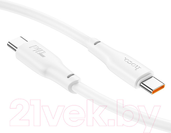 Изображение товара Кабель Hoco X93 Type-C to Type-C 240W (1м, белый)