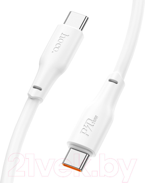 Изображение товара Кабель Hoco X93 Type-C to Type-C 240W (1м, белый)