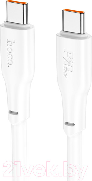 Изображение товара Кабель Hoco X93 Type-C to Type-C 240W (2м, белый)
