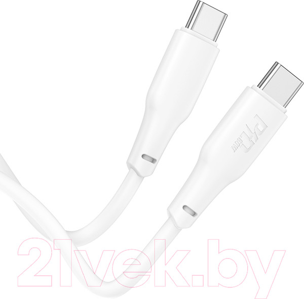 Изображение товара Кабель Hoco X93 Type-C to Type-C 60W (2м, белый)