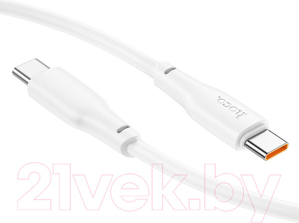 Изображение товара Кабель Hoco X93 Type-C to Type-C 60W (2м, белый)