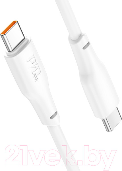 Изображение товара Кабель Hoco X93 Type-C to Type-C 60W (2м, белый)