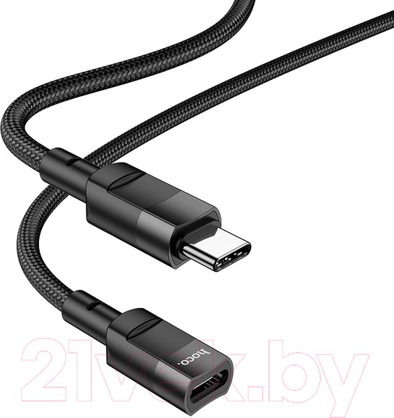 Изображение товара Кабель Hoco U107 Type-C to Type-C (1.2м, черный)
