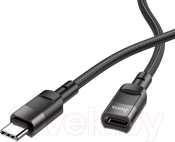 Изображение товара Кабель Hoco U107 Type-C to Type-C (1.2м, черный)