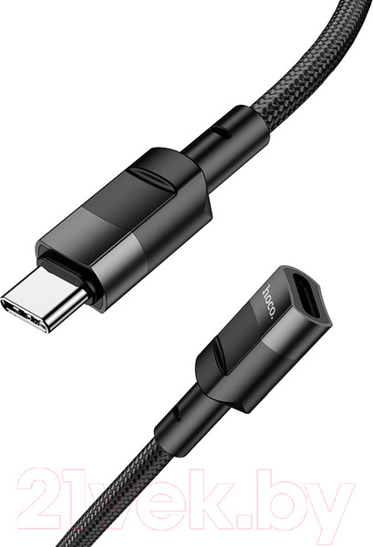 Изображение товара Кабель Hoco U107 Type-C to Type-C (1.2м, черный)