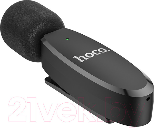 Изображение товара Радиосистема микрофонная Hoco L15 Lightning (черный)