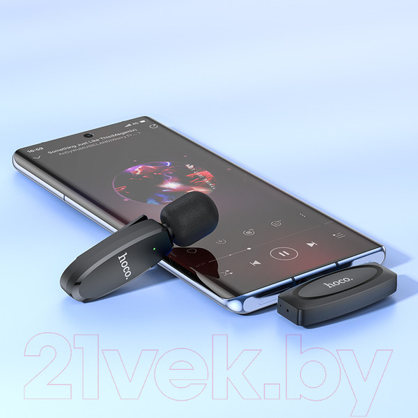 Изображение товара Радиосистема микрофонная Hoco L15 Type-C (черный)