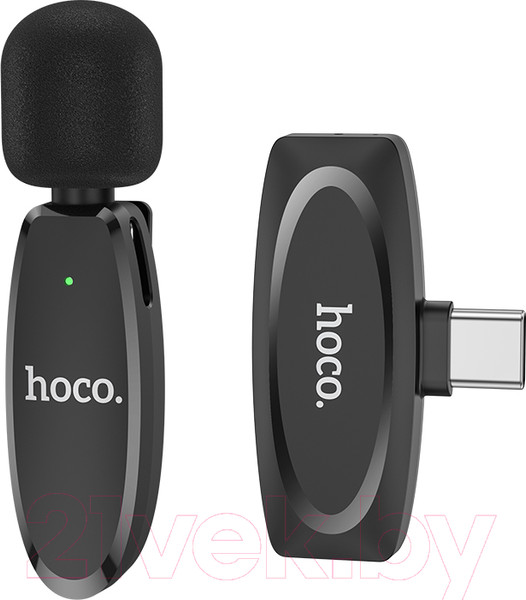 Изображение товара Радиосистема микрофонная Hoco L15 Type-C (черный)