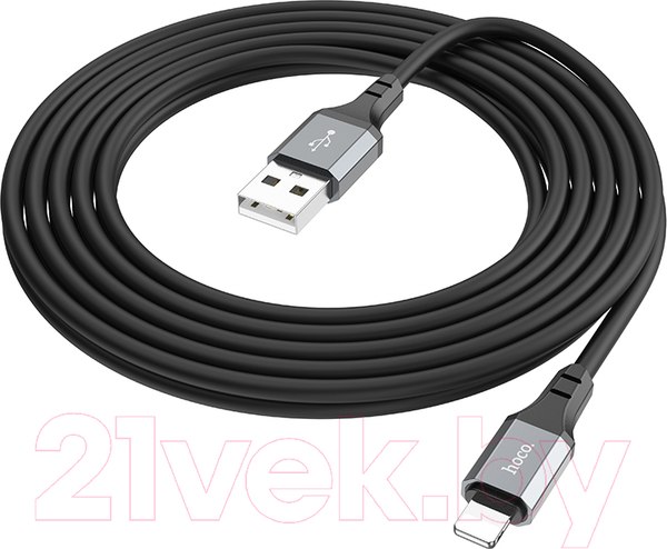 Изображение товара Кабель Hoco X92 Lightning (3м, черный)