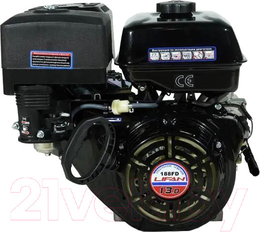 Изображение товара Двигатель бензиновый Lifan 188FD D25 (электростартер, 13 л.с.)