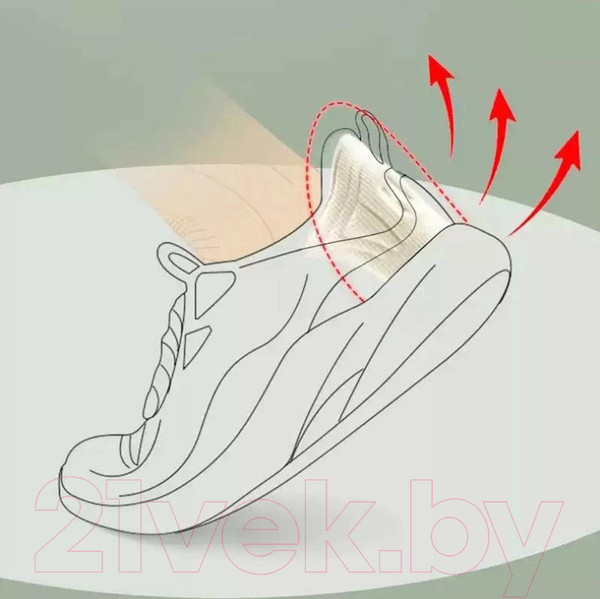 Изображение товара Подпяточники для обуви Sipl AG888 (2шт, белый)