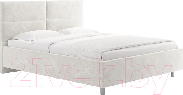 Изображение товара Каркас кровати Сонум Omega 160x200 (микровелюр белый)