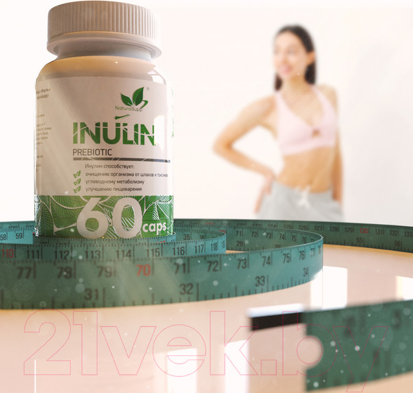 Изображение товара Пищевая добавка NaturalSupp Инулин Inulin 500мг (60капсул)