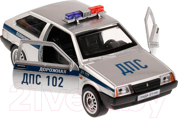 Изображение товара Автомобиль игрушечный Технопарк Lada-2108 Спутник / 2108-12-CRY