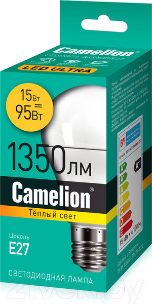 Изображение товара Лампа Camelion LEDRB/15-A65/830/E27 / 15071