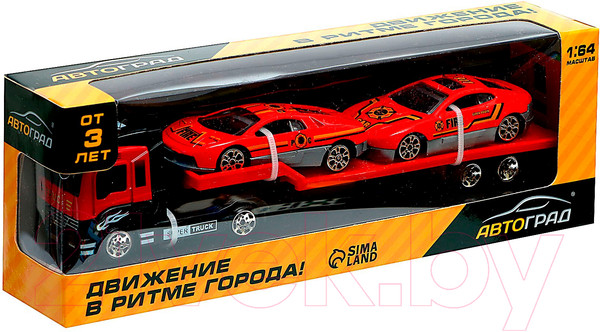 Изображение товара Автовоз игрушечный Автоград Пожарный / 2556604
