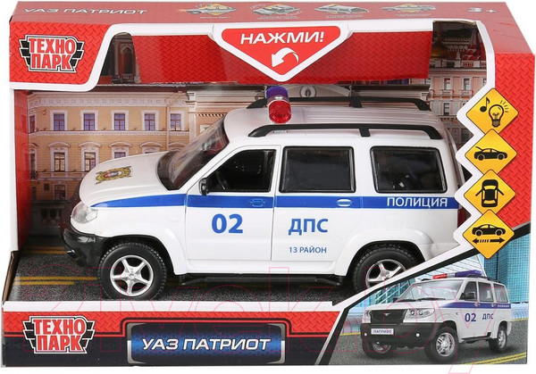 Изображение товара Автомобиль игрушечный Технопарк Уаз Патриот / X600-H11001-R