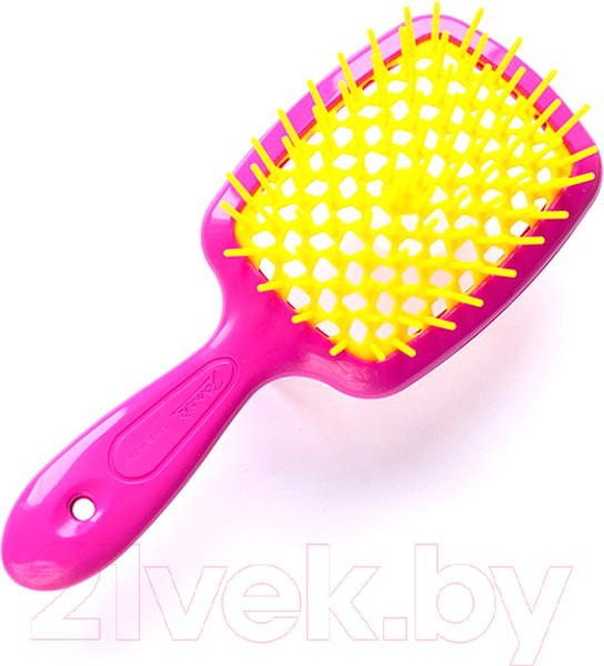 Изображение товара Расческа-массажер Janeke Superbrush Small 86SP234FY (фуксия/желтый)