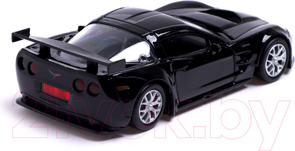 Изображение товара Масштабная модель автомобиля Автоград Chevrolet Corvette C6-R / 3098619 (черный)