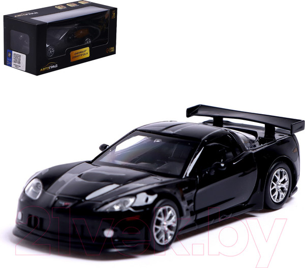Изображение товара Масштабная модель автомобиля Автоград Chevrolet Corvette C6-R / 3098619 (черный)