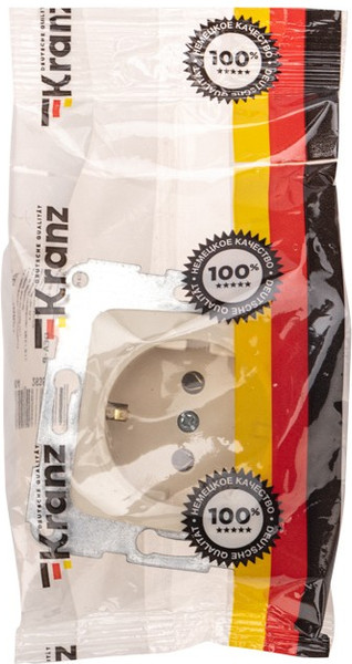 Изображение товара Розетка Kranz KR-78-0242 (бежевый)