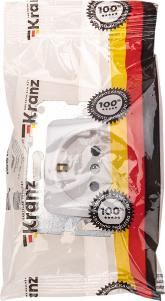 Изображение товара Розетка Kranz KR-78-0212 (белый)