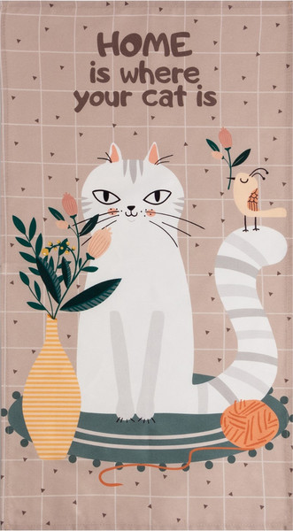 Изображение товара Полотенце Этель Белая кошечка / 7635074