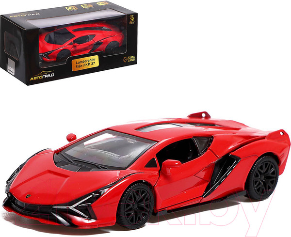 Изображение товара Масштабная модель автомобиля Автоград Lamborghini Sian FKP 37 / 9170906 (красный)