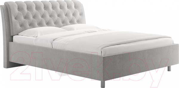 Изображение товара Каркас кровати Сонум Olivia 90x200 (рогожка пепельный)