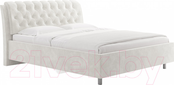 Изображение товара Каркас кровати Сонум Olivia 90x200 (микровелюр белый)