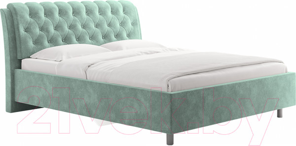 Изображение товара Каркас кровати Сонум Olivia 90x200 (микровелюр селадон)