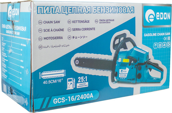 Изображение товара Бензопила цепная Edon GCS-16/2400A