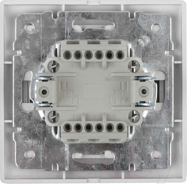 Изображение товара Выключатель INTRO Plano 1-102-01 / Б0053729 (белый)