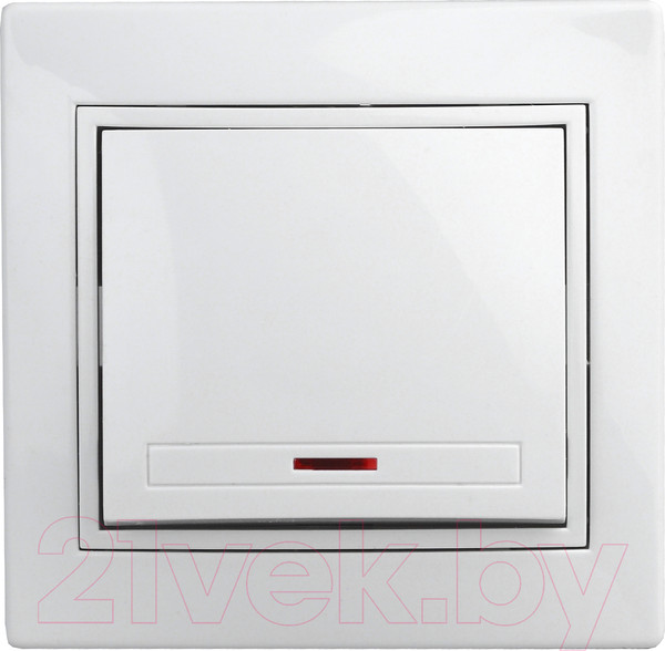 Изображение товара Выключатель INTRO Plano 1-102-01 / Б0053729 (белый)