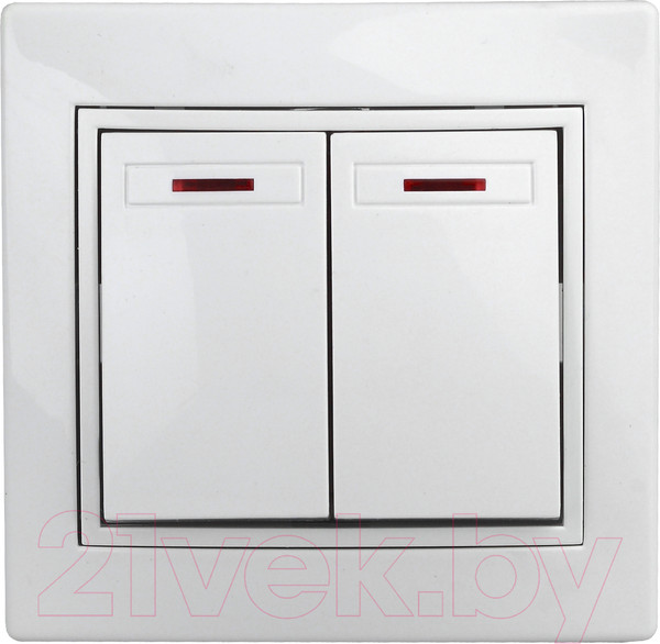 Изображение товара Выключатель INTRO Plano 1-105-01 / Б0053773 (белый)