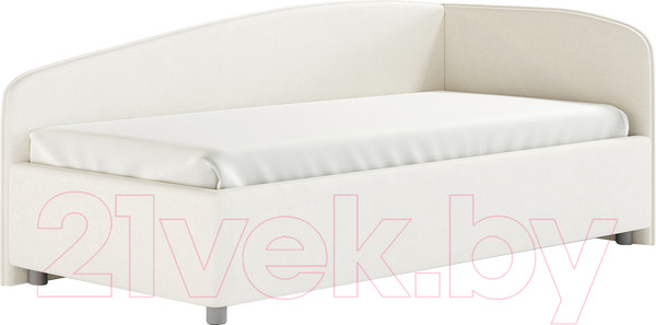 Изображение товара Каркас кровати Сонум Paola R 90x200 (микровелюр белый)