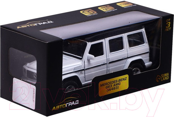 Изображение товара Масштабная модель автомобиля Автоград Mercedes-Benz G63 AMG / 7152968 (белый)